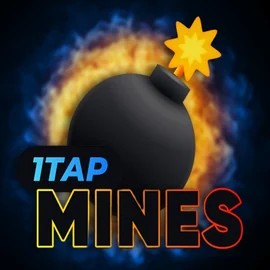 Enjoy 1Tap Mines by Turbo Games – logo hosted on slotrizee.com