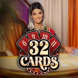32 Cards by Ezugi, showcased at slotrizee.com – game logo
