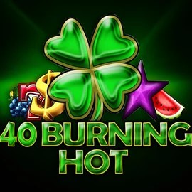 40 Burning Hot slot icon by Amusnet Interactive, available at Slotrize Casino