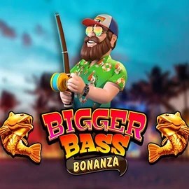 Bigger Bass Bonanza logo by Pragmatic Play at Slotrize Casino