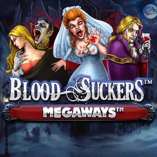 Blood Suckers Megaways online game logo by Red Tiger Gaming on slotrizee.com