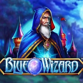 Blue Wizard logo by Quickspin at Slotrize Casino