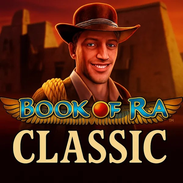Book of Ra Classic game by Novomatic – logo hosted on Slotrize Casino