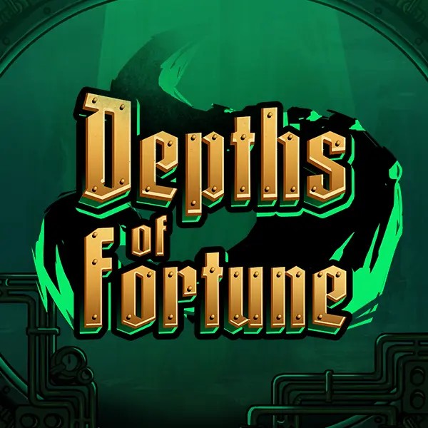 Depths of Fortune slot logo by AvatarUX Studios at Slotrize Casino