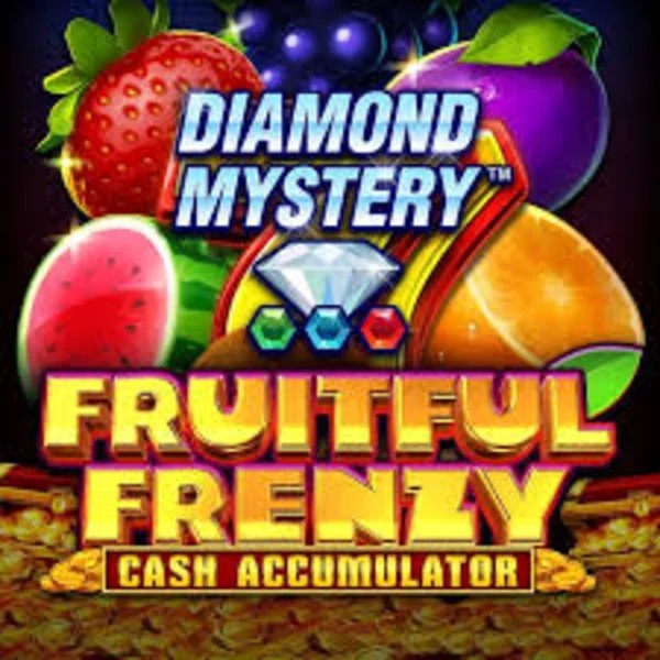 Diamond Mystery Fruitful Frenzy Cash Accumulator online game logo by Greentube on slotrizee.com