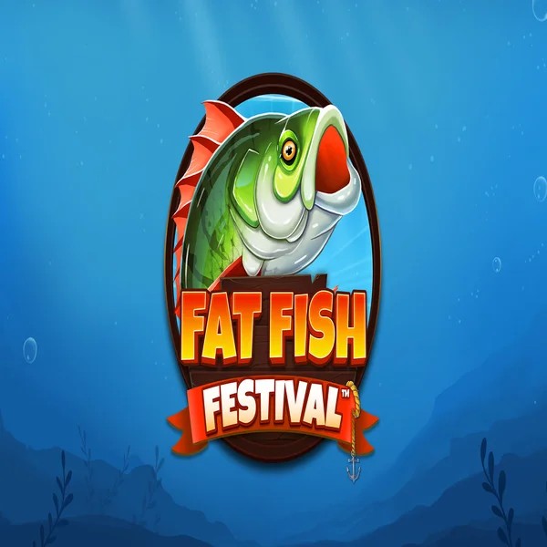 Fat Fish Festival slot logo by Wishbone Games at Slotrize Casino