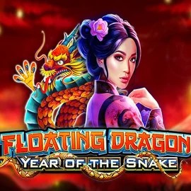 Floating Dragon Year of the Snake logo by Pragmatic Play at Slotrize Casino