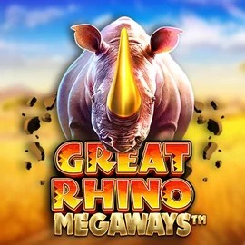 Great Rhino Megaways logo by Pragmatic Play Slotrize Casino