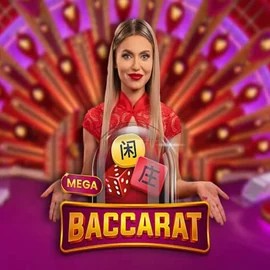 Live Casino logo of Mega Baccarat from Pragmatic Play at Slotrize Casino
