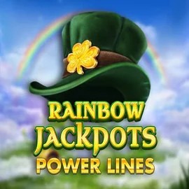 Rainbow Jackpots Power Lines game by Red Tiger Gaming – logo hosted on Slotrize Casino