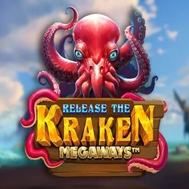 Release the Kraken Megaways online game logo by Pragmatic Play on slotrizee.com