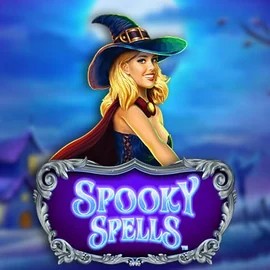 Spooky Spells by Novomatic, showcased at slotrizee.com – game logo