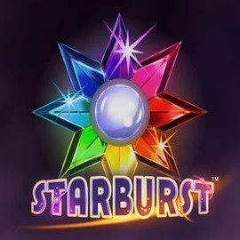 Starburst logo by NetEnt Slotrize Casino