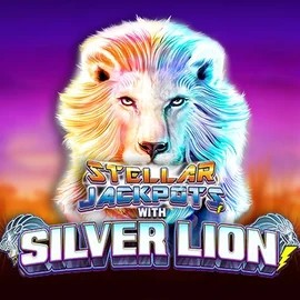 Stellar Jackpots with Silver Lion casino game by Lightning Box Game – featured logo at Slotrize Casino