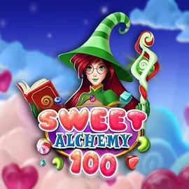 Sweet Alchemy 100 by Play'n GO, showcased at slotrizee.com – game logo