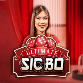 Ultimate Sic Bo online game logo by Ezugi on slotrizee.com
