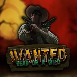 Wanted Dead or a Wild game by Hacksaw Gaming – logo hosted on Slotrize Casino